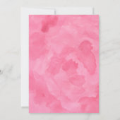 Aloha Tropical Luau Baby shower Kaart (Achterkant)