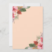 Aloha Tropical Luau Stijlvol afstudeerfeest Kaart (Achterkant)