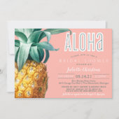 Aloha Tropical Luau Summer Vrijgezellenfeest Kaart (Voorkant)