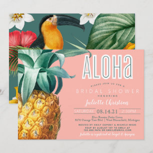 Aloha Tropical Luau Summer Vrijgezellenfeest  Kaart