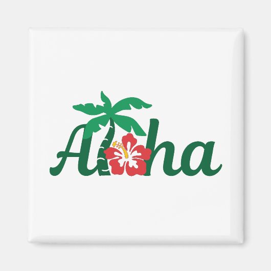 Aloha Tropical Magneet (Voorkant)