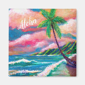 Aloha Tropical Na Pali Coast van Kauai Magnet (Voorkant)