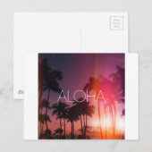 Aloha Tropical Night Briefkaart (Voorkant / Achterkant)