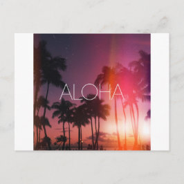 Aloha Tropical Night Briefkaart