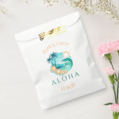Aloha Tropical Personalized Bedankzakje (Gezegeld)
