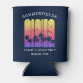 Aloha Tropical Road Trip Matching Family Blikjeskoeler (Voorkant)