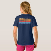 Aloha Tropical Road Trip Matching Family Daughter T-shirt (Achterkant volledig)