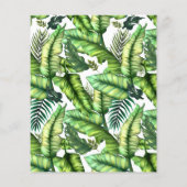 Aloha Tropical Summer Beach Weddenschap Flyer (Achterkant)