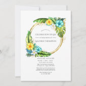 Aloha Tropical Summer Celebration of Life Photo Kaart (Voorkant)