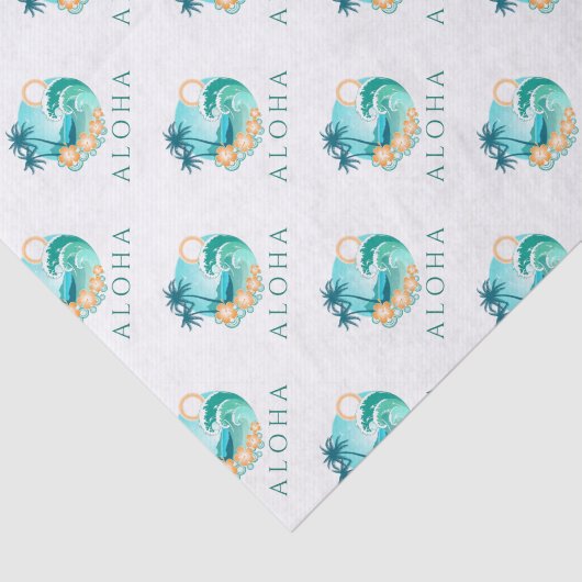 Aloha Tropical Tissuepapier (Detail)