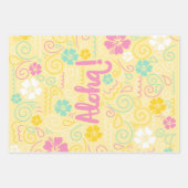 Aloha Tropical Wrapping Paper - Summer Party Vibes (Voorkant 3)