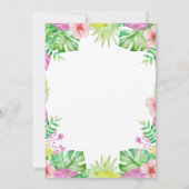 Aloha! Tropisch anananasmeisje Birthday Party Kaart (Achterkant)