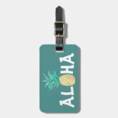 Aloha tropisch ananas Bagagelabel (Voorkant verticaal)