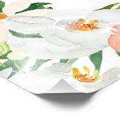 Aloha tropisch baby shower welkomstbord foto afdruk (Hoek)