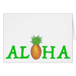 ALOHA Tropisch eiland Hawaïaanse ananas Hawaï
