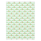 ALOHA Tropisch eiland Hawaïaanse ananas Hawaï Tafelkleed (Voorkant)