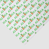 ALOHA Tropisch eiland Hawaïaanse ananas Hawaï Tissuepapier (Detail)