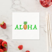 ALOHA Tropisch eiland Hawaïaanse ananas Luau Servetten (Insitu)