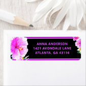 Aloha Tropisch Luau Verjaardag Retouradres Etiket (Insitu)