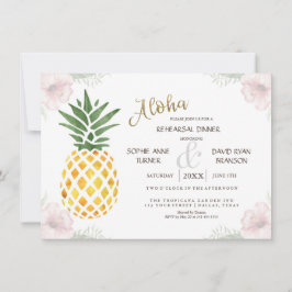 Aloha Tropische Ananas Strand PROEFDINER Kaart