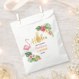 Aloha! Tropische Ananas Verjaardag LUAU Party Bedankzakje