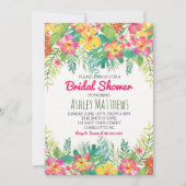 Aloha Tropische Aquarel Bruidsshowers Kaart (Voorkant)