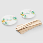 Aloha Tropische Baby Shower Handwaaier (Niet-gemonteerd)