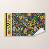 ALOHA Tropische Badhanddoek Set Bad Handdoek (Handdoek)