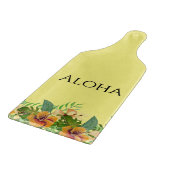 Aloha Tropische Bloemen Snijplank (Hoek)