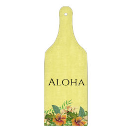 Aloha Tropische Bloemen Snijplank