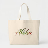 Aloha - Tropische briefing - Natuur Hawaii Hawai Grote Tote Bag (Voorkant)