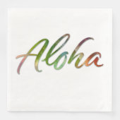 Aloha - Tropische briefing - Natuur Hawaii Hawai Servet (Voorkant)