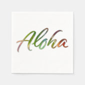 Aloha - Tropische briefing - Natuur Hawaii Hawai Servet (Voorkant)