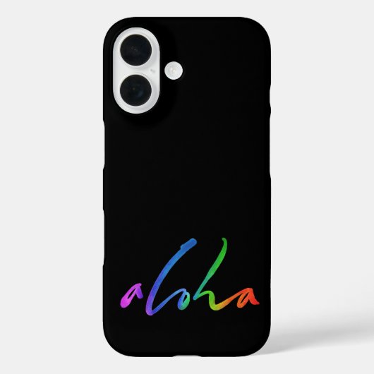 Aloha - Tropische handschrift - Hawaii Hawai'i Case-Mate iPhone Case (Achterkant)