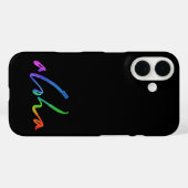 Aloha - Tropische handschrift - Hawaii Hawai'i Case-Mate iPhone Case (Achterkant (horizontaal))