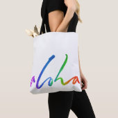 Aloha - Tropische handschrift - Hawaii Hawai'i Tote Bag (Dichtbij)
