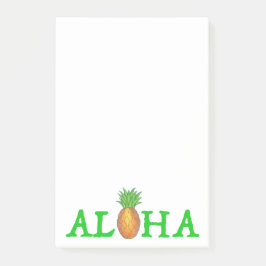 ALOHA Tropische Hawaï Hawaiian Pineapple Post-its Post-it® Notes