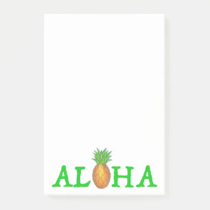ALOHA Tropische Hawaï Hawaiian Pineapple Post-its Post-it® Notes
