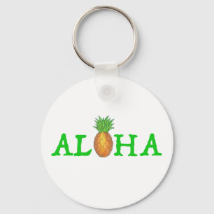 ALOHA Tropische Hawaï Hawaiian Pineapple Sleutelha Sleutelhanger