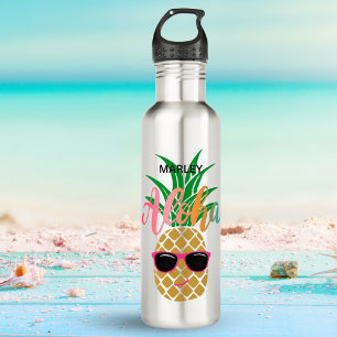Aloha tropische Hawaïaanse ananas Waterfles