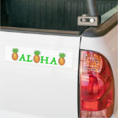 ALOHA Tropische Hawaii Pineapple Bumpersticker (Op Truck)