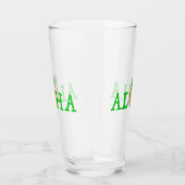 ALOHA Tropische Hawaiian Island Pineappel Fruit Glas (Rechts)