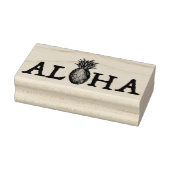 ALOHA Tropische Hawaiian Island Pineappel Fruit Rubberstempel (Stempel)