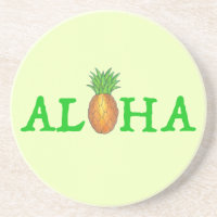 ALOHA Tropische Hawaiian Island Pineappel Fruit