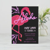 Aloha Tropische Hawaiian Zestiende verjaardag Kaart (Staand voorkant)