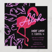 Aloha Tropische Hawaiian Zestiende verjaardag Kaart (Voorkant / Achterkant)