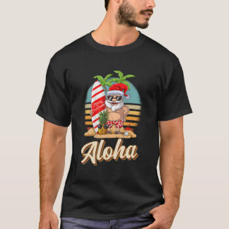 Aloha Tropische kerstkerst in juli H T-shirt