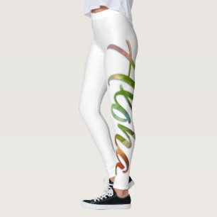 Aloha - Tropische kleurenlettertjes - Natuur Hawai Leggings