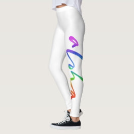 Aloha - Tropische kleurenlettertjes - Stails and W Leggings