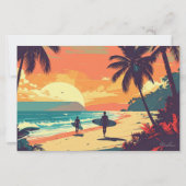 Aloha tropische kunst blanco briefpapier (Voorkant)